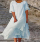 Women's Spring Long Irregular Dress