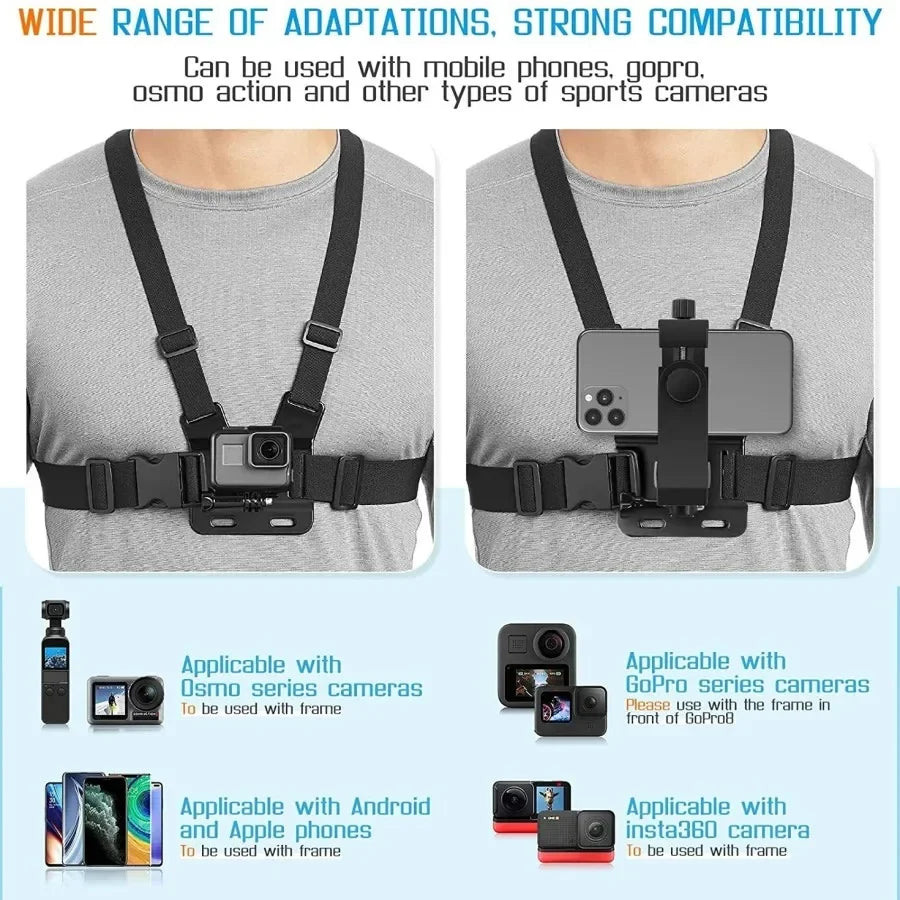 Action Camera Chest Harness