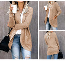 Autumn Long Cardigan Women Jumper Fashion Loose Coat Ladies Knitted Outerwear Ropa Mujer Clothes Woman Sweater Jacket Pull Femme