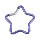Aluminum Outdoor Star Shaped Spring Locking Carabiner Clip