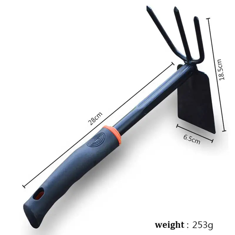 Black Two sided hoe
