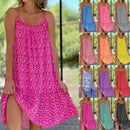 Women's Oversized Sleeveless Floral Print Dress