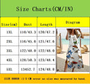 Elegant Summer Plus Size V-Neck Butterfly Print Dress - Split Hem Short Sleeve Women's Fashion