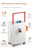 Wide Trolley Carry-on Suitcase