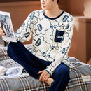 Autumn Plus 5XL Knitted Men's Sleepwear