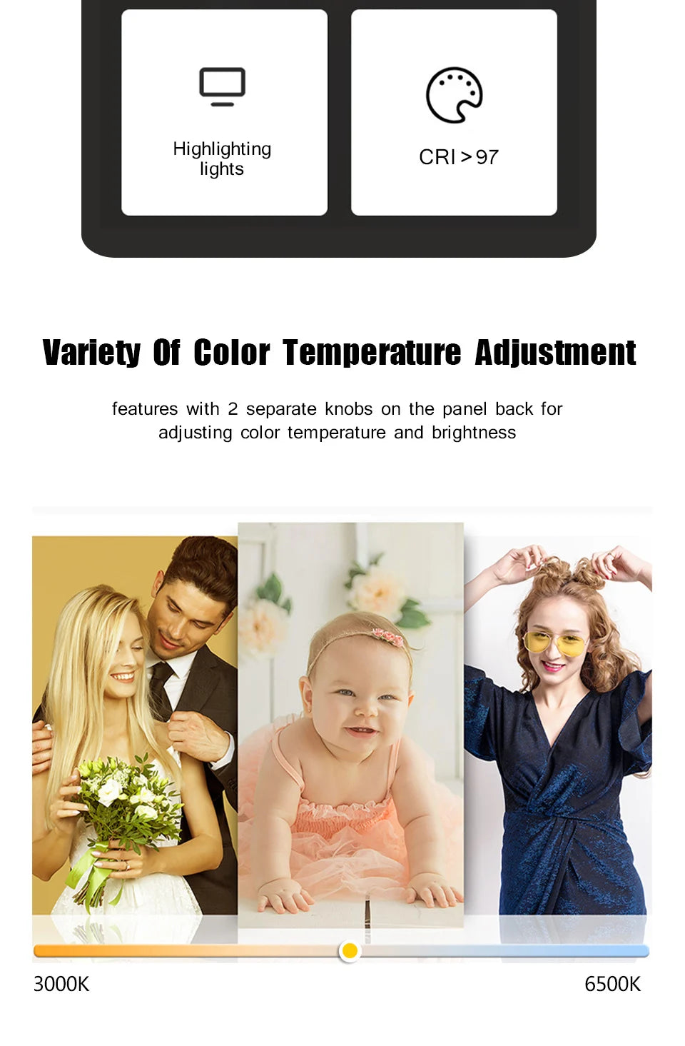 LED Video Lights Photo Studio Lamp