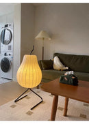 Japanese Style Wabi Sabi Pear Shape Floor Lamp