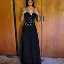 Women's Sleeveless High Waist Pleated Hollow Lace Dress