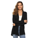 Women's Knitted Cardigan for Spring and Summer Versatile Large Size Cardigan Medium to Long Length Long Sleeve Outcoat