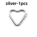 Heart Shape Keychain Clip