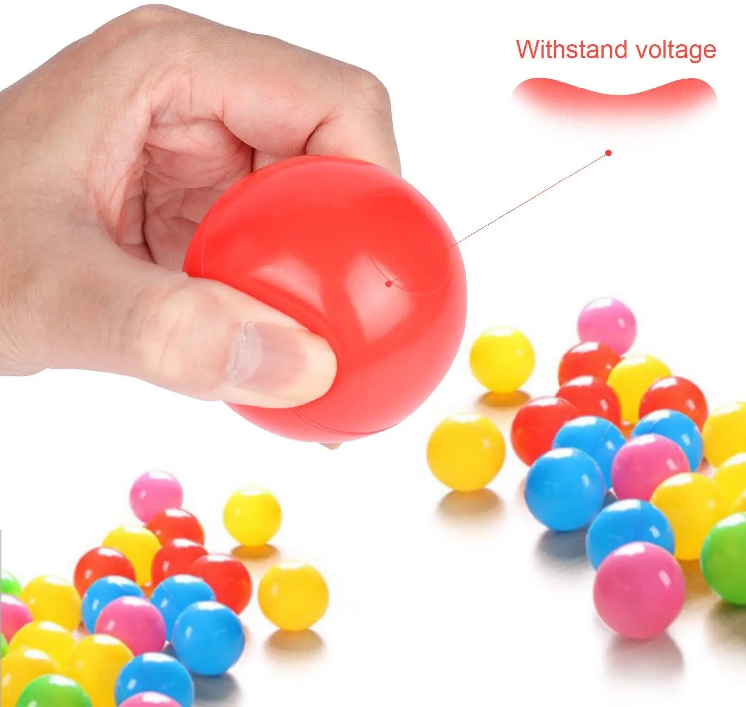 50Pcs Baby Plastic Balls