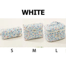 1pcs Quilted Cotton Makeup Bag
