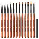 12 Style Nail Art Brushes Set