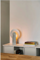 Mid century Aluminum table lamp