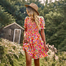 Women's Flower Print Dress