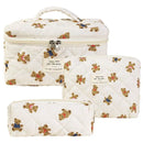 1pcs Quilted Cotton Makeup Bag