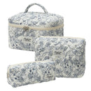 1pcs Quilted Cotton Makeup Bag