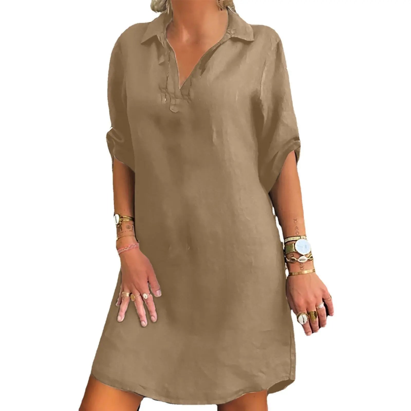 khaki / 5XL