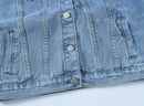 Denim Woman Jacket Winter 2024 Oversize Jean Jacket Long Sleeve Turn-down Collar Female Outerwear Fall Loose Korean Fashion