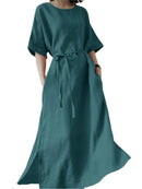 Women's Cotton Linen Dress