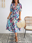 Women's Spring Floral Print Dress