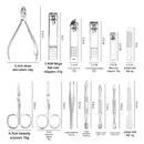 8/32pcs Manicure Set Professional Pedicure Kit