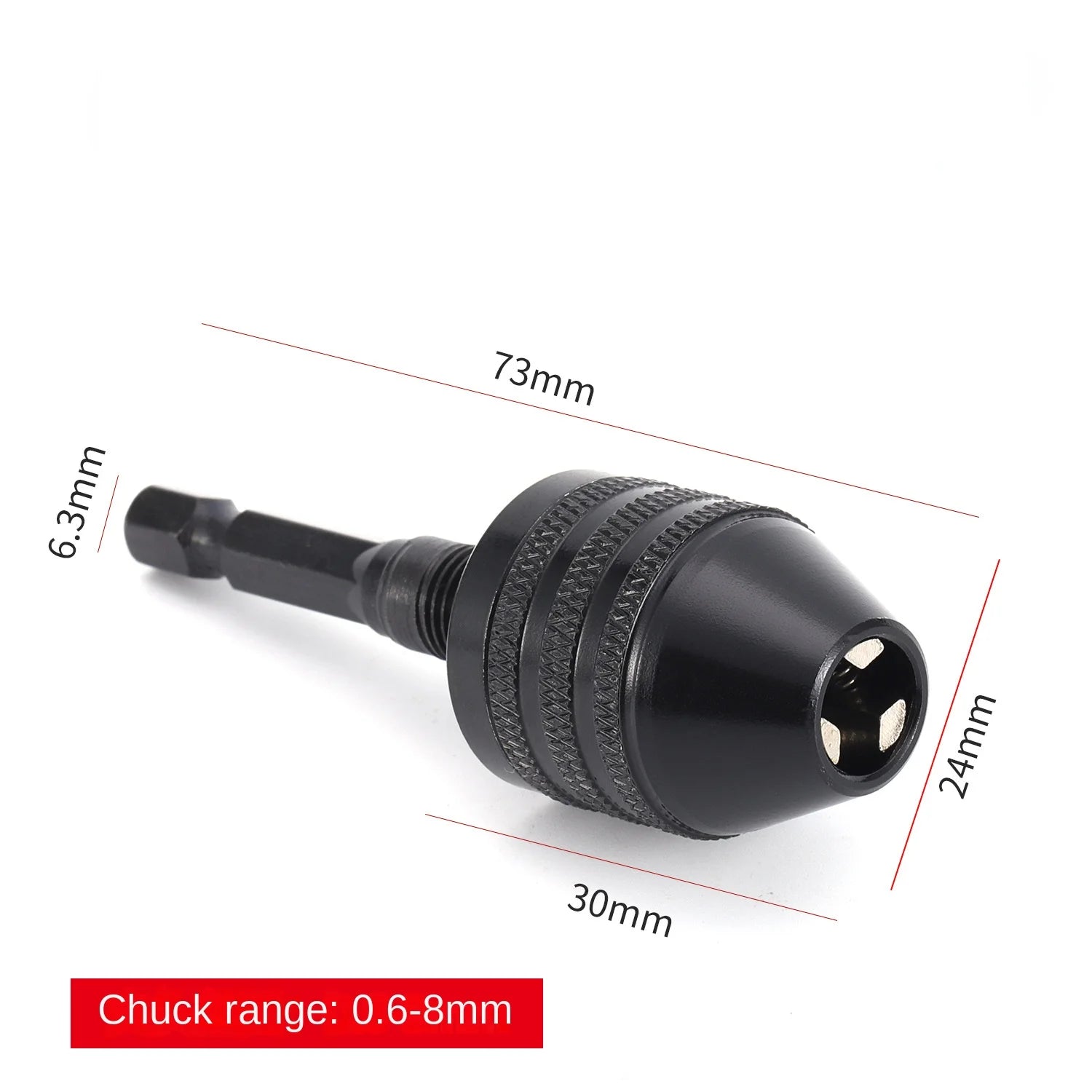 Black 0.6-8.0mm