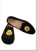Summer New Model Imported From India British Royal Style Patch Embroidery Men Velvet Shoes Handmade Slip-On Loafers