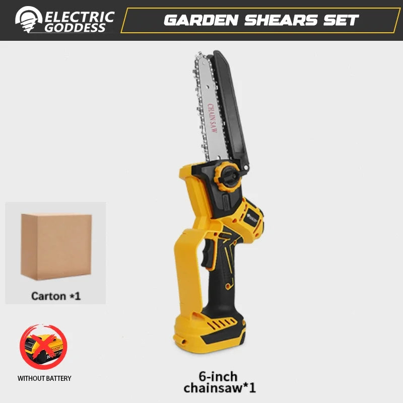 Electric chainsaw / without battery