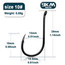 9KM Steel Fishing Hooks