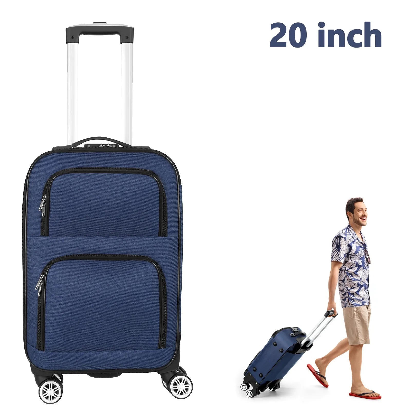 Blue / 20Inches 500mm / United States