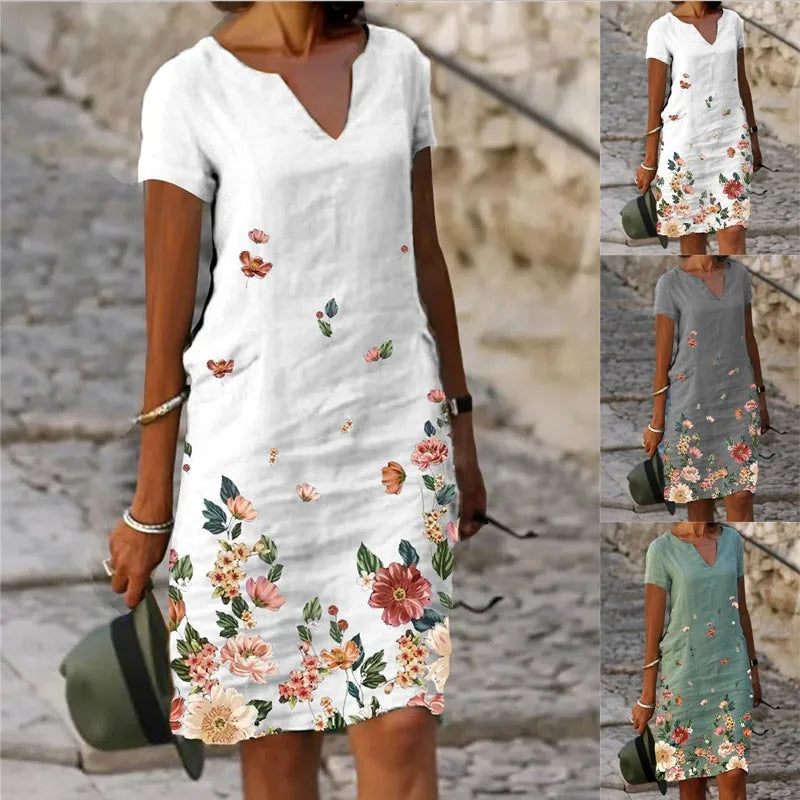 Women's Oversized Printed Dress