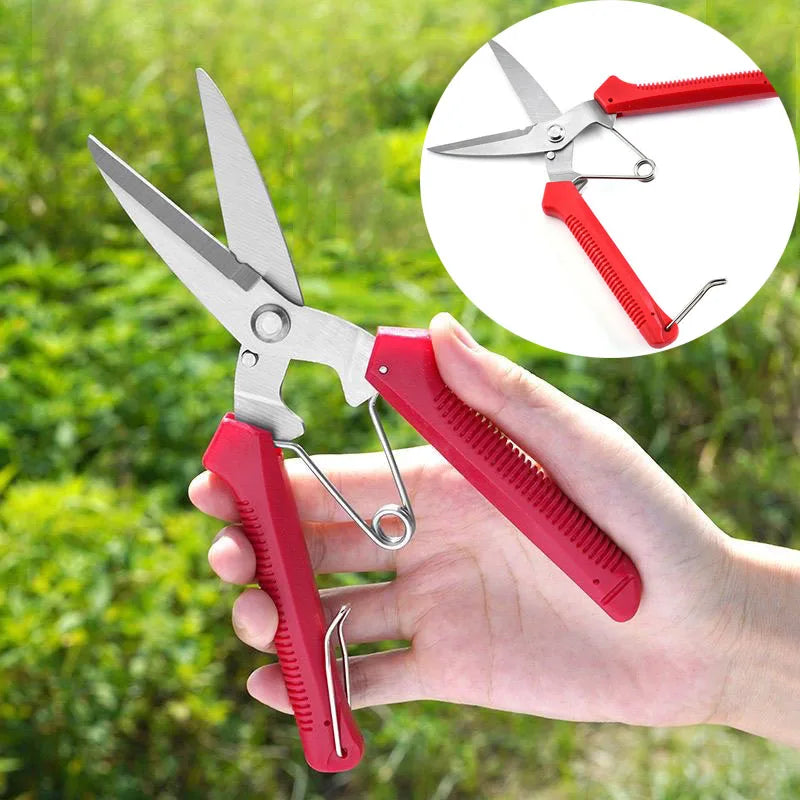 Stainless Steel Non Slip Handle Garden Scissors