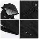 Women's Warm Hooded Parkas, Thick Plush Coats, Female Mid-Long Cotton Jacket, Winter Outwear, Big Size, S-5XL