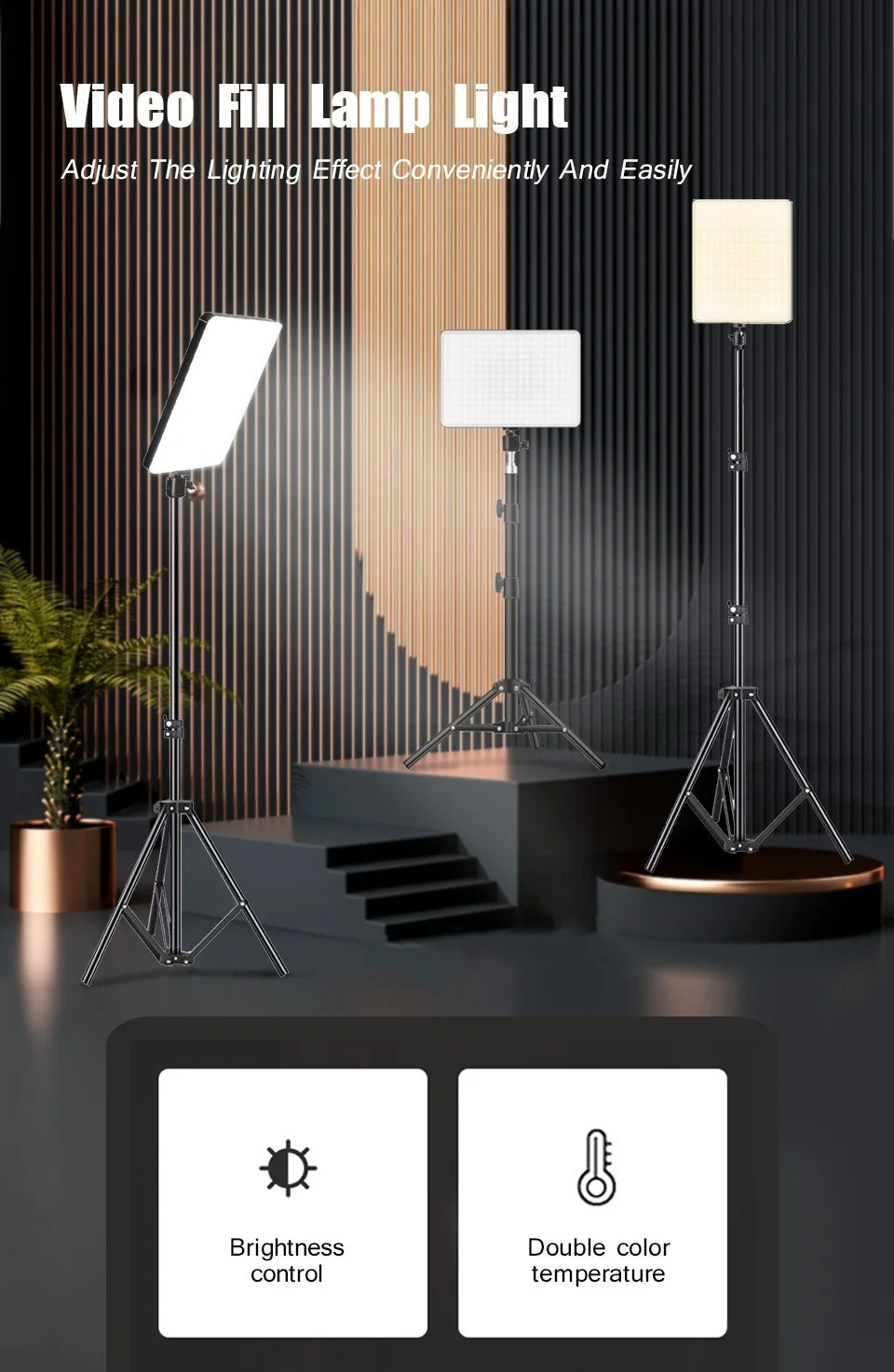 LED Video Lights Photo Studio Lamp