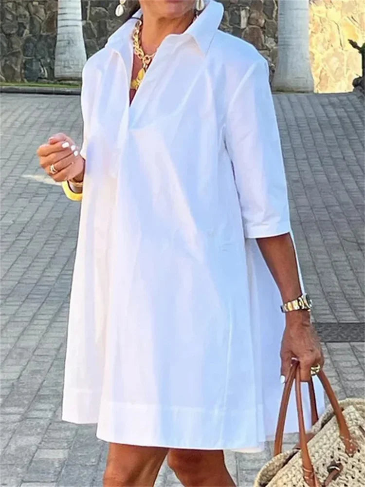 Women's Mini Half Sleeves Dress