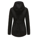 Women's Warm Hooded Parkas, Thick Plush Coats, Female Mid-Long Cotton Jacket, Winter Outwear, Big Size, S-5XL