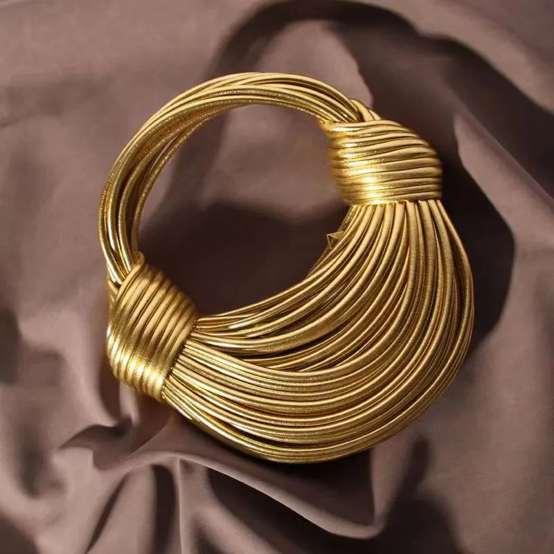 New Gold Luxury Designer Brand Bags