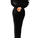 Women's Long White Pearls Dress