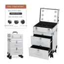 3-in-1 Makeup Rolling Luggage