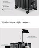 20 inch Aluminum Boarding Box Front Opening Suitcase
