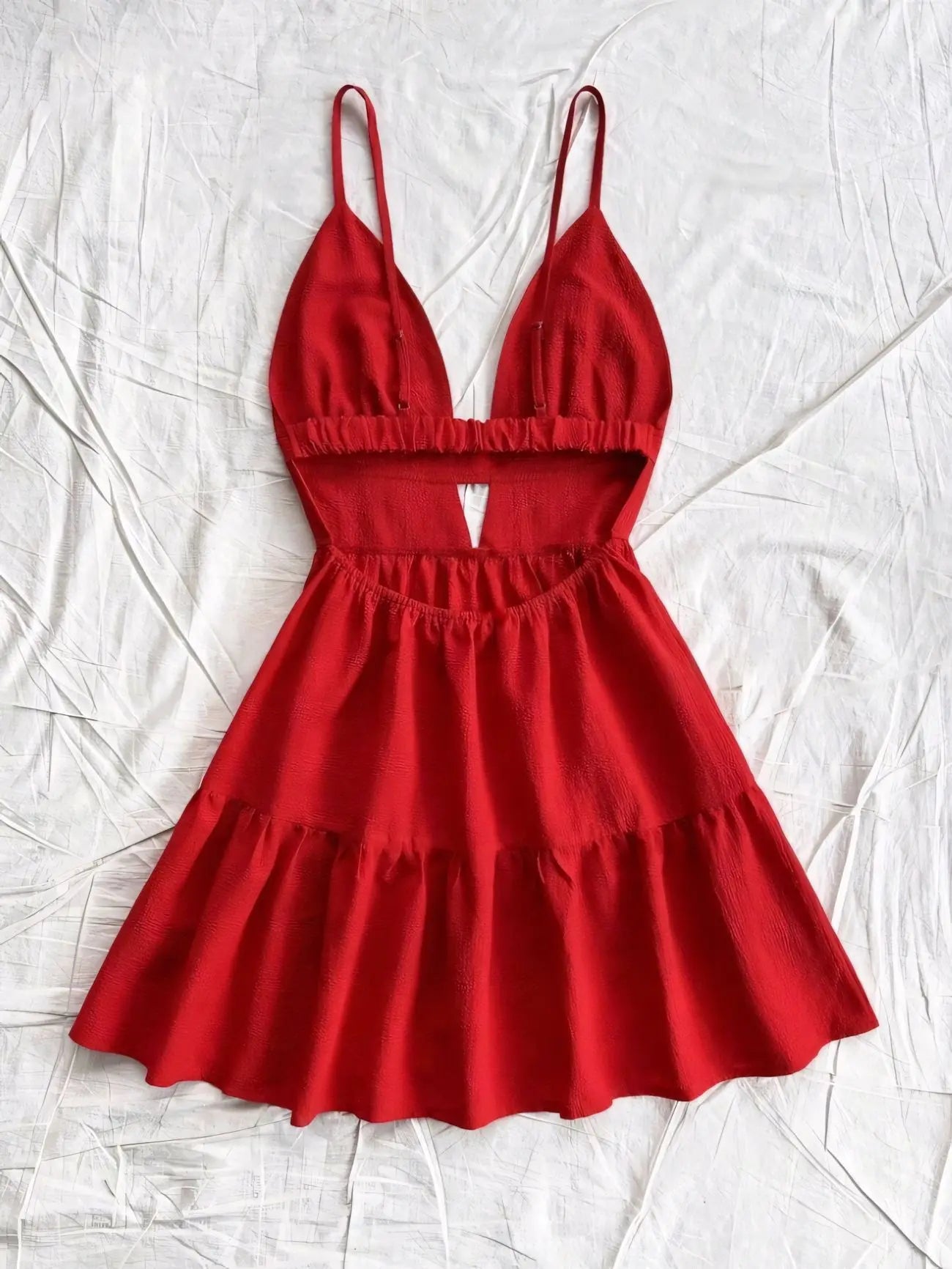 Women Sleeveless Backless Mini Dress