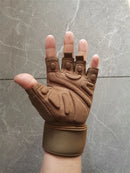 Half Finger Bodybuilding Gym Gloves