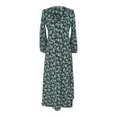 Women's Long Sleeve Floral Maxi Dress