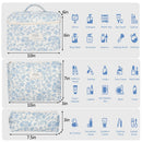 1pcs Quilted Cotton Makeup Bag