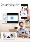 TAIBOAN Smart Tuya WIFI GSM Alarm Host Kit Wireless 2G Home Burglar Alarm Security System Support DIY PIR Door Sensor Accessory