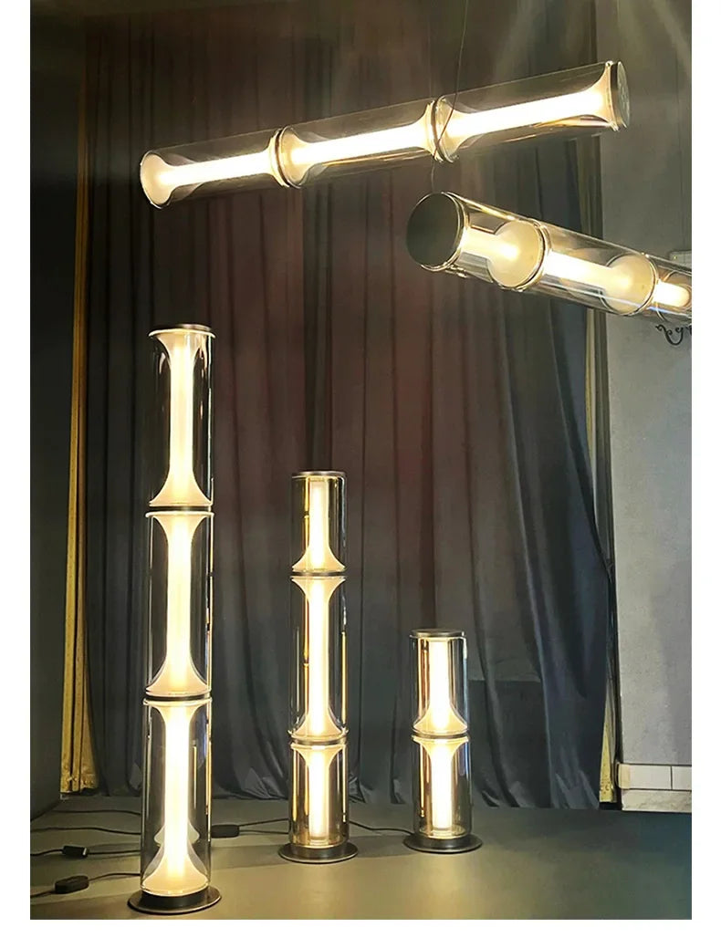 Glass Floor Lamp