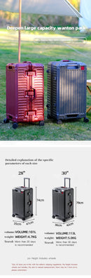 Men Carry-On Aluminum Luggage