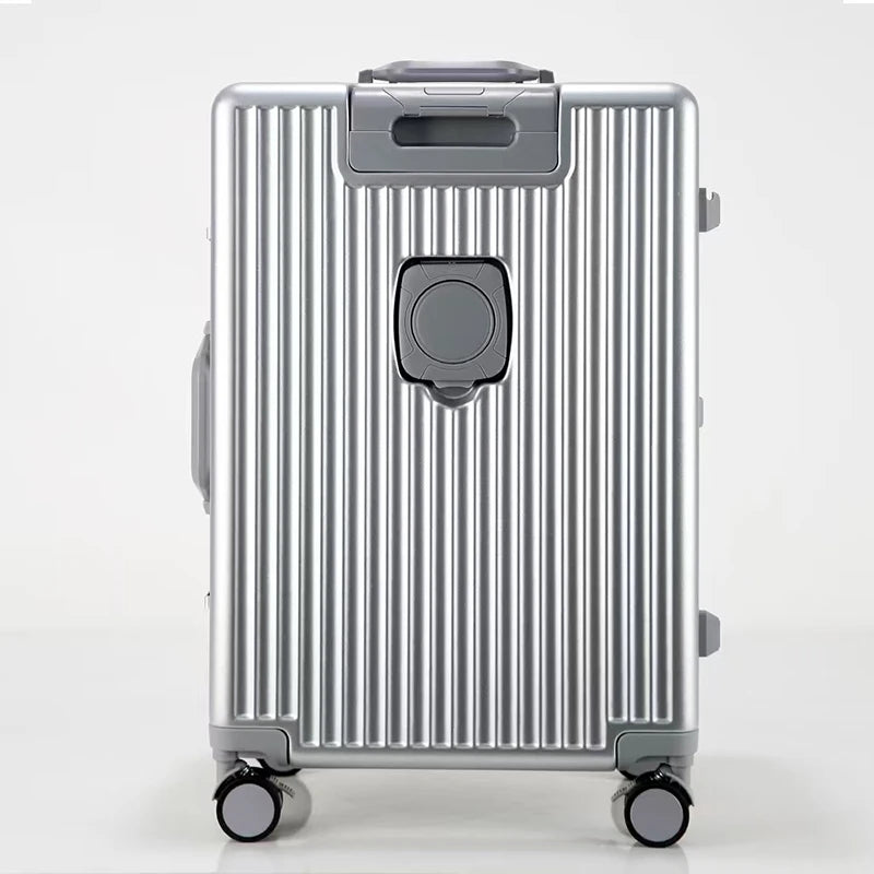 20 inch Aluminum Boarding Box Front Opening Suitcase