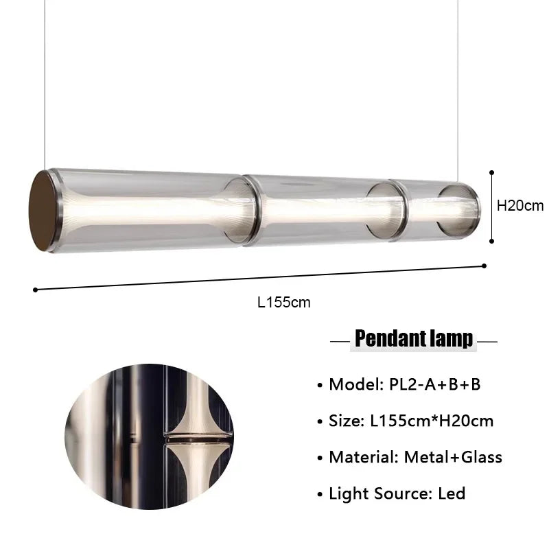 Glass Floor Lamp